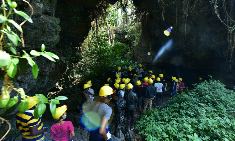 Touring The Musanze Caves in Rwanda